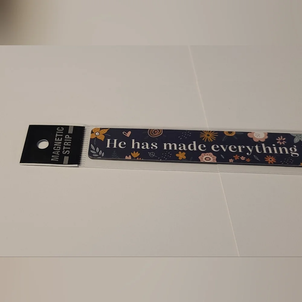 Magnet Strip He Has Made Everything Beautiful In Its Time Scripture